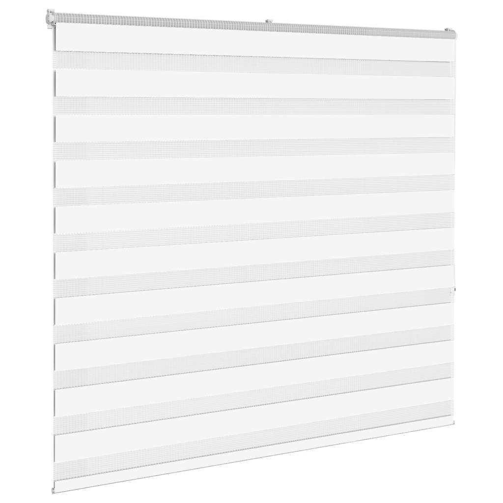 White zebra blind 155x150 cm fabric width 150.9cm polyester