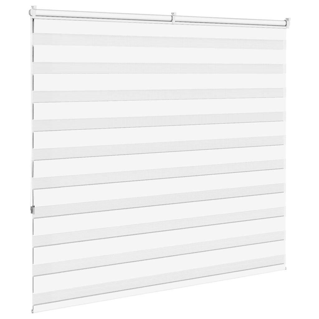 White zebra blind 155x150 cm fabric width 150.9cm polyester