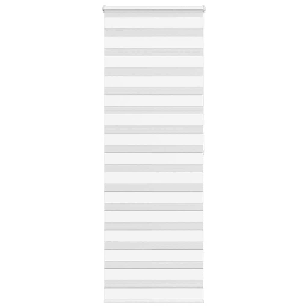 Store zèbre blanc 75x200 cm largeur du tissu 70,9 cm polyester