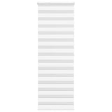 Store zèbre blanc 80x200 cm largeur du tissu 75,9 cm polyester