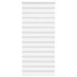 White zebra blind 95x200 cm fabric width 90.9 cm polyester