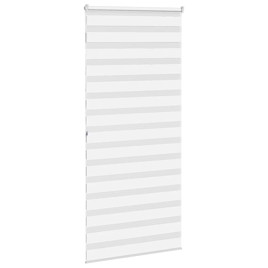 White zebra blind 95x200 cm fabric width 90.9 cm polyester