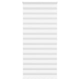 White zebra blind 105x200 cm fabric width 100.9cm polyester