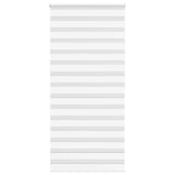 White zebra blind 110x200 cm fabric width 105.9cm polyester