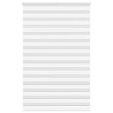 White zebra blind 140x200 cm fabric width 135.9cm polyester