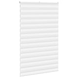 White zebra blind 140x200 cm fabric width 135.9cm polyester