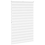 White zebra blind 140x200 cm fabric width 135.9cm polyester