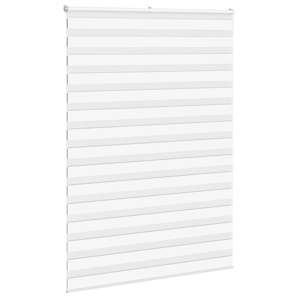 White zebra blind 155x200 cm fabric width 150.9cm polyester