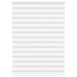 Store zèbre blanc 160x200 cm largeur du tissu 155,9cm polyester