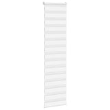 Store zèbre blanc 55x230 cm largeur du tissu 50,9 cm polyester