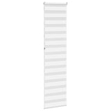 Store zèbre blanc 60x230 cm largeur du tissu 55,9 cm polyester