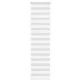 Store zèbre blanc 65x230 cm largeur du tissu 60,9 cm polyester