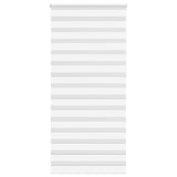 White zebra blind 100x230 cm fabric width 95.9cm polyester