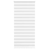 White zebra blind 110x230 cm fabric width 105.9cm polyester