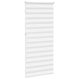 White zebra blind 110x230 cm fabric width 105.9cm polyester