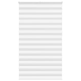 White zebra blind 130x230 cm fabric width 125.9cm polyester