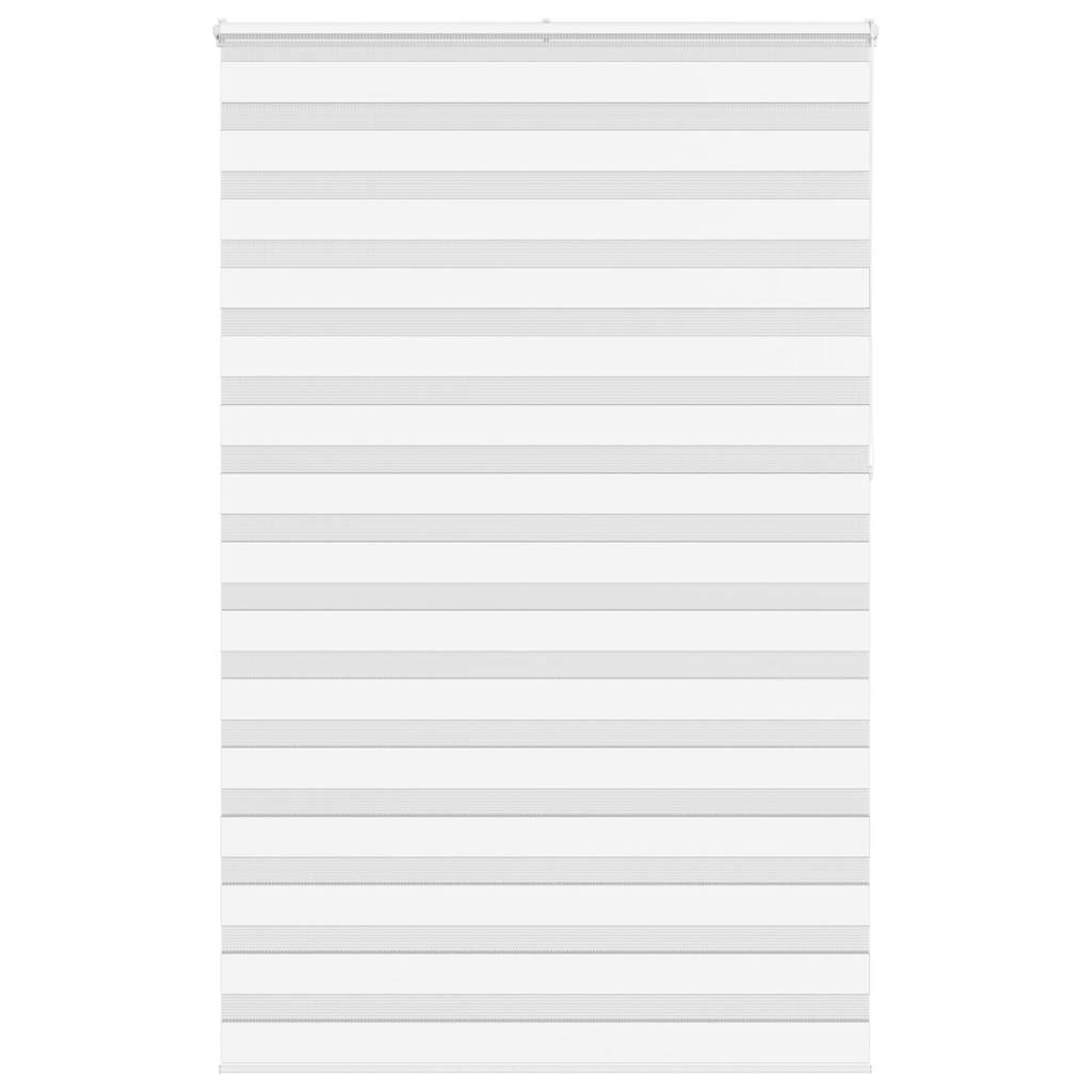 White zebra blind 140x230 cm fabric width 135.9cm polyester