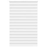 White zebra blind 140x230 cm fabric width 135.9cm polyester