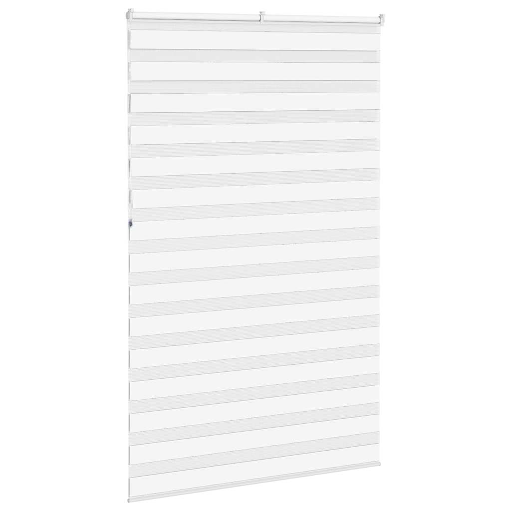 White zebra blind 145x230 cm fabric width 140.9cm polyester