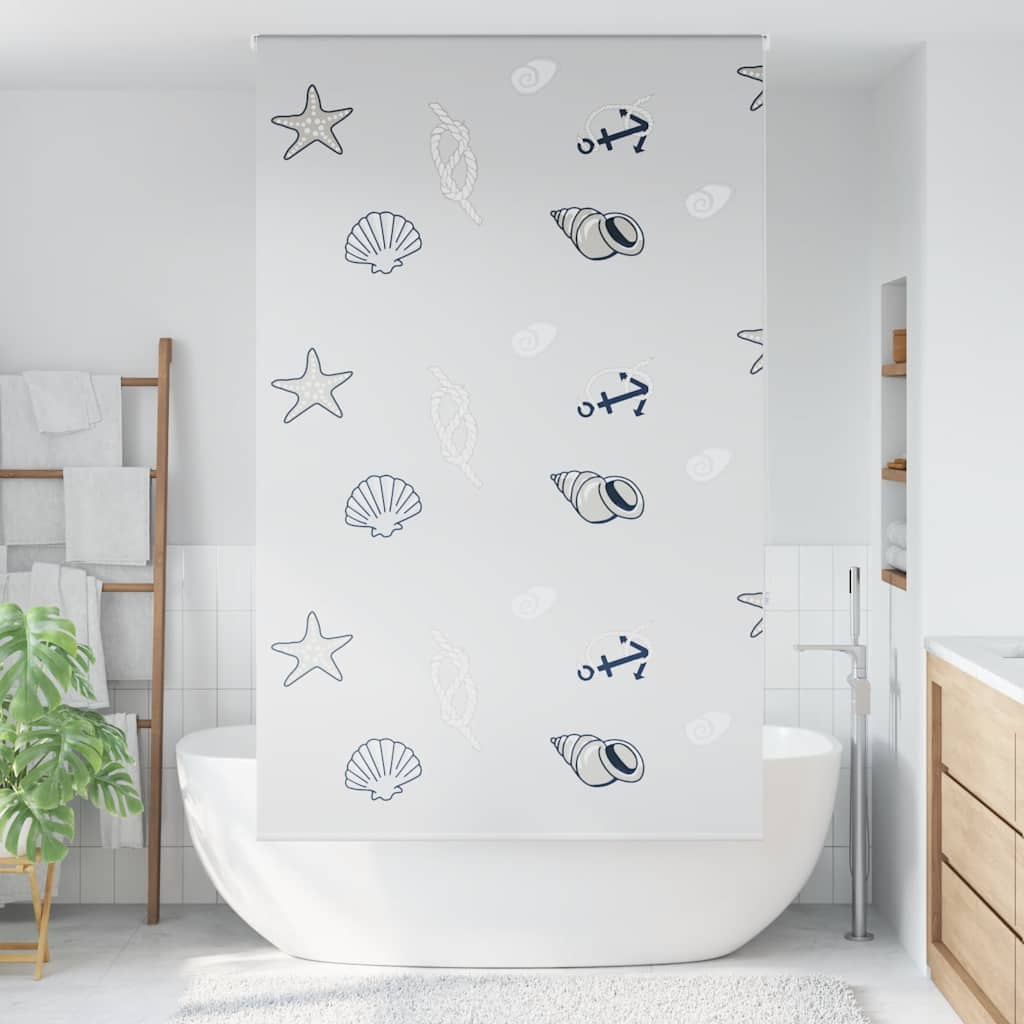 Store enrouleur de douche 130x240 cm largeur du tissu 126 cm