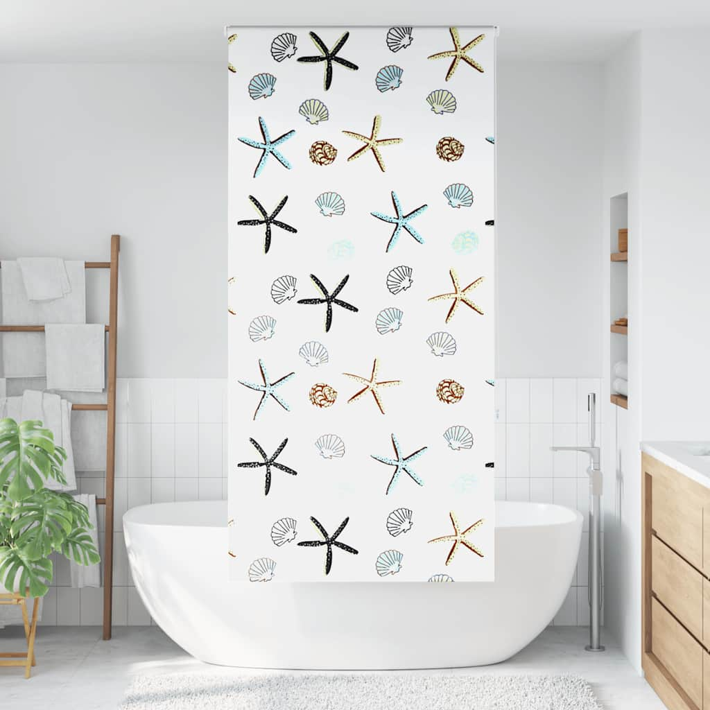 Store enrouleur de douche 110x240 cm largeur du tissu 106 cm