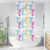 Shower roller blind 90x240 cm fabric width 86 cm