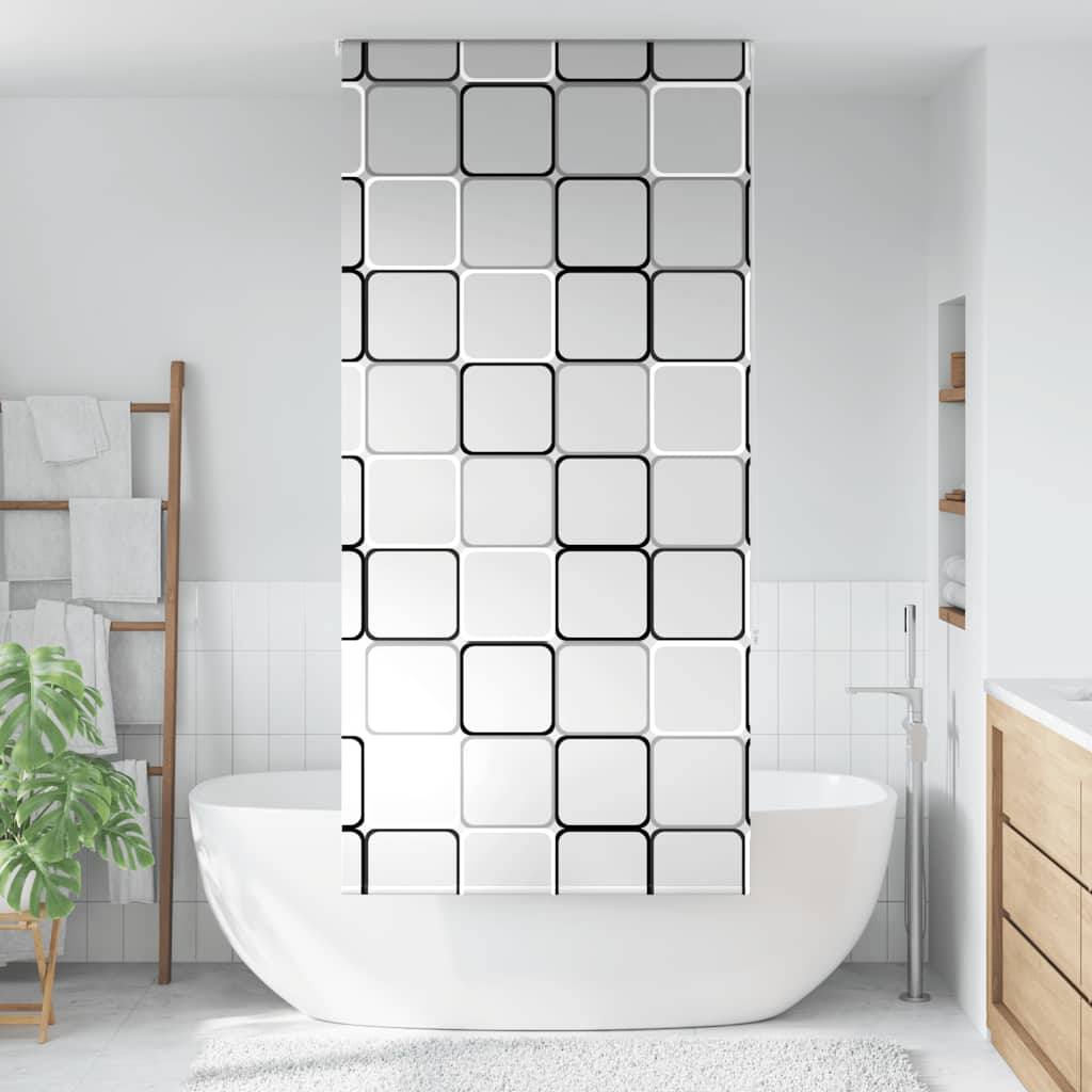 Store enrouleur de douche 110x240 cm largeur du tissu 106 cm