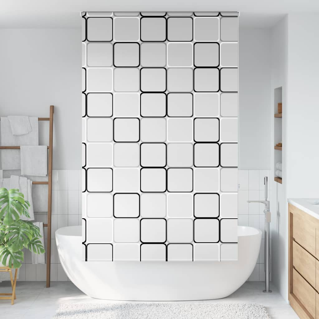 Store enrouleur de douche 140x240 cm largeur du tissu 136 cm