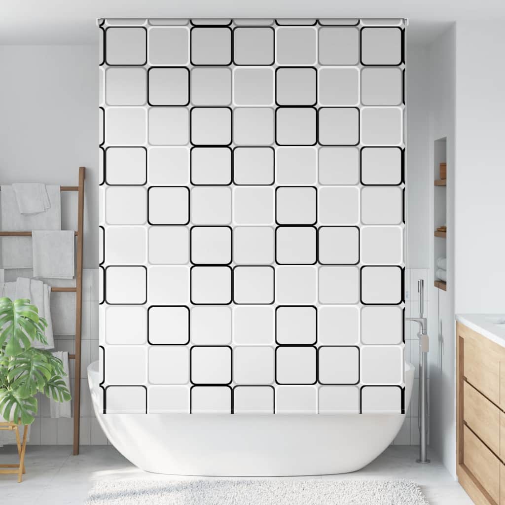 Store enrouleur de douche 160x240 cm largeur du tissu 156 cm