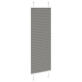 Anthracite pleated blind 40x100 cm fabric width 39.4 cm