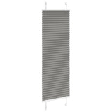 Anthracite pleated blind 45x100 cm fabric width 44.4 cm