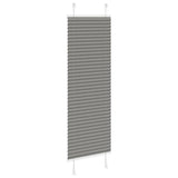 Anthracite pleated blind 50x100 cm fabric width 49.4 cm