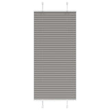 Anthracite pleated blind 55x100 cm fabric width 54.4 cm