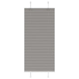 Anthracite pleated blind 60x100 cm fabric width 59.4 cm