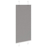 Anthracite pleated blind 60x100 cm fabric width 59.4 cm