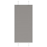 Anthracite pleated blind 65x100 cm fabric width 64.4 cm