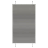 Anthracite pleated blind 70x100 cm fabric width 69.4 cm