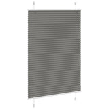 Store plissé anthracite 85x100 cm largeur du tissu 84,4 cm