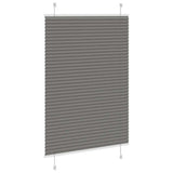 Store plissé anthracite 85x100 cm largeur du tissu 84,4 cm