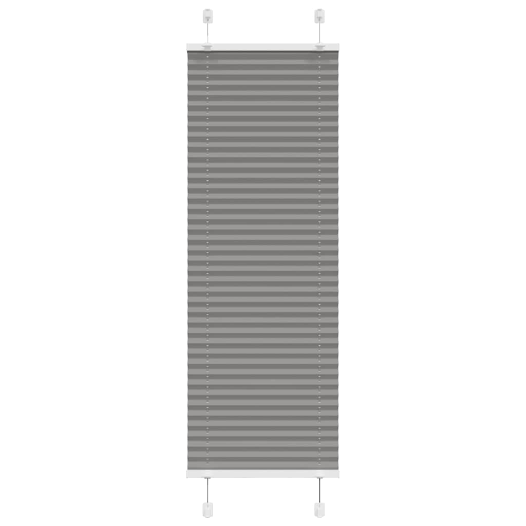 Anthracite pleated blind 40x150 cm fabric width 39.4 cm