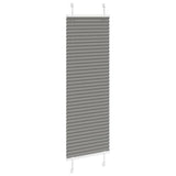 Anthracite pleated blind 50x150 cm fabric width 49.4 cm