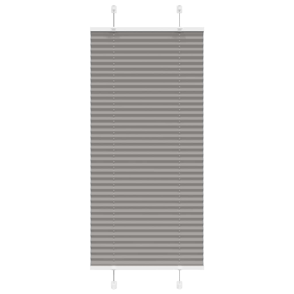 Anthracite pleated blind 55x150 cm fabric width 54.4 cm