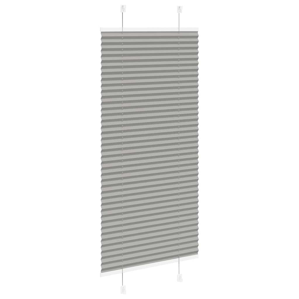 Anthracite pleated blind 55x150 cm fabric width 54.4 cm