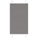 Store plissé anthracite 75x150 cm largeur du tissu 74,4 cm