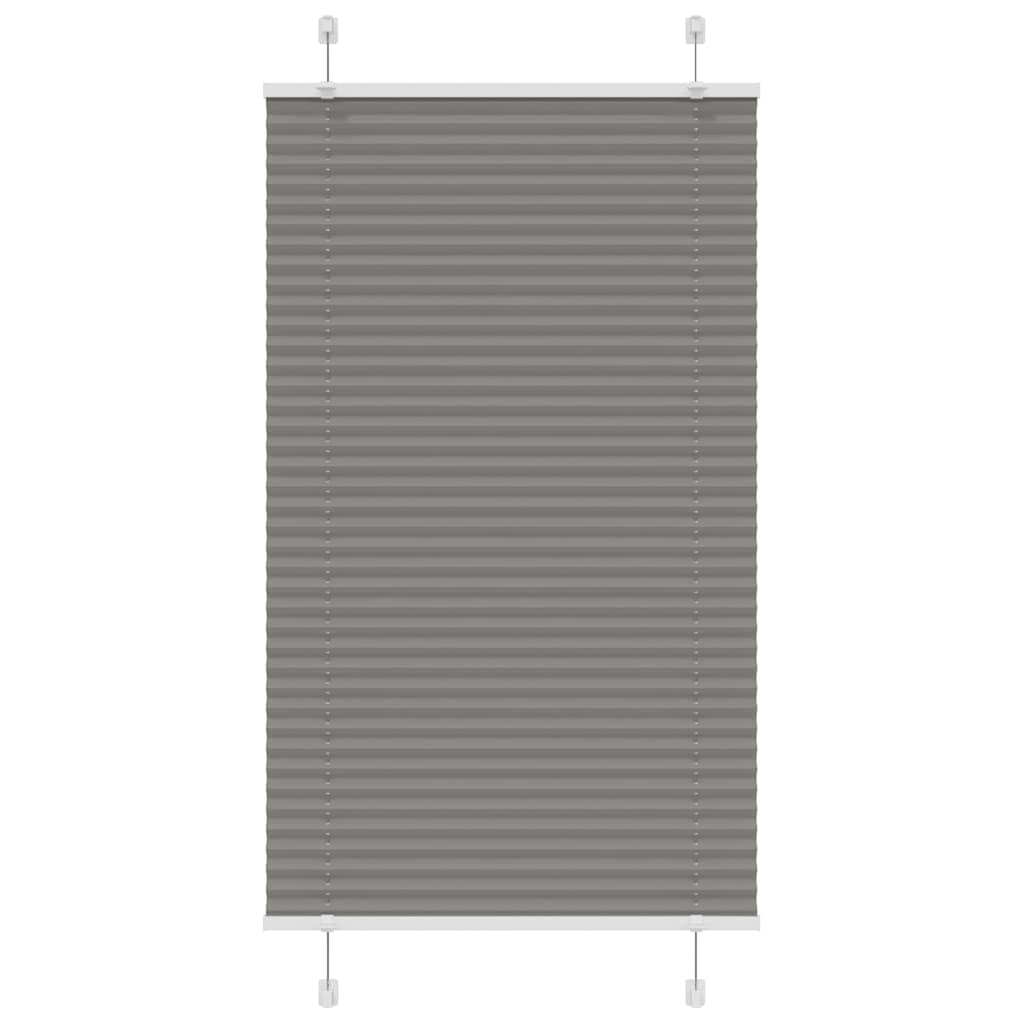 Store plissé anthracite 80x150 cm largeur du tissu 79,4 cm