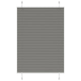 Store plissé anthracite 85x150 cm largeur du tissu 84,4 cm