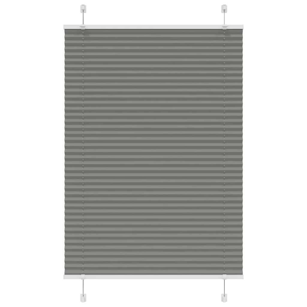 Store plissé anthracite 95x150 cm largeur du tissu 94,4 cm