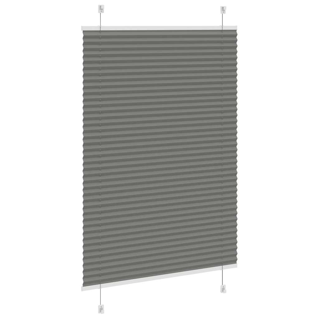 Store plissé anthracite 95x150 cm largeur du tissu 94,4 cm