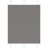 Anthracite pleated blind 105x150 cm fabric width 104.4 cm