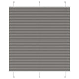 Anthracite pleated blind 120x150 cm fabric width 119.4 cm